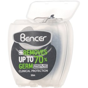 تصویر نخ دندان ذغالی بنسر ۵۰ متر 