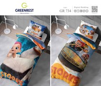 تصویر ست لحاف روتختی دیجیتال کودک گرین رست - GR Greenrest digital baby bedding set