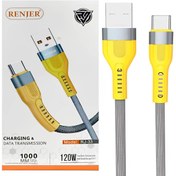 تصویر کابل شارژ رنجر RENJER RJ-33T 120W RENJER RJ-33T 120W USB Fast Charging Data Cable