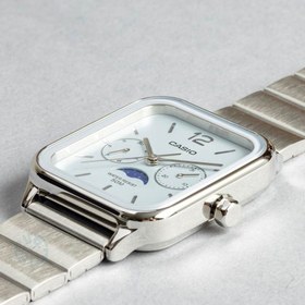 تصویر ساعت مچی مردانه استیل کوارتز مدل MTP-M305D-2AV برند casio Quartz Moonphase Stainless Steel Men's Watch MTP-M305D-2AV