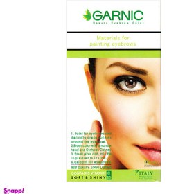 تصویر رنگ ابرو گیاهی گرانیک (Garnic) شماره Gne6 نسکافه ای 