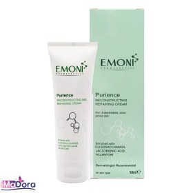 تصویر کرم مرطوب کننده و بازسازی کننده پوست چرب و مختلط امونی ا Emoni Reconstructing Repairing Cream For Acne Prone Skin 50 ml Emoni Reconstructing Repairing Cream For Acne Prone Skin 50 ml