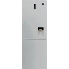 تصویر یخچال فریزر 24 فوت دوو مدل BMI-10GW با ارتفاع 196، پهنای 67 و عمق 68 سانتی متر، میزان مصرف انرژی A+، دارای 1 کشو در یخچال و 4 کشو در فریزر، دارای سیستم نوفراست 