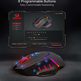 تصویر موس بی سیم گیمینگ ردراگون MIRAGE M690 Pro REDRAGON MIRAGE Pro M690 Pro RGB Wired/Wireless Gaming Mouse