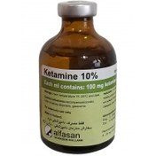 تصویر داروی بیهوشی کتامین ۱۰٪ آلفاسان حجم ۵۰ میلی لیتر 