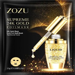 تصویر ماسک ورقه ای طلا 24 عیار زوزو Gold 24K Mask Zozu