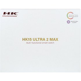 تصویر ساعت هوشمند طرح اپل واچ اچ کا 15 اولترا 2 مکس هفت بند HK15 Ultra 2 Max