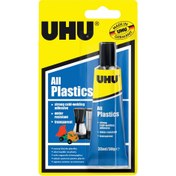 تصویر چسب اوهو مخصوص پلاستیک UHU ALL PLASTICS 33ml UHU ALL PLASTICS 33ml