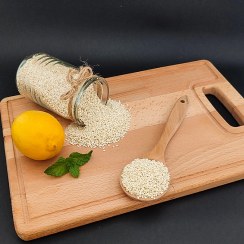 تصویر کنجد سفید تازه و باکیفیت 