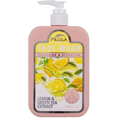 تصویر ژل شستشوی صورت حاوی عصاره چای سبز و لیمو ترش مناسب انواع پوست موزیلا مدل Mozila Lemon Green Tea Extract Face Wash Mozila Lemon Green Tea Extract Face Wash 400ml