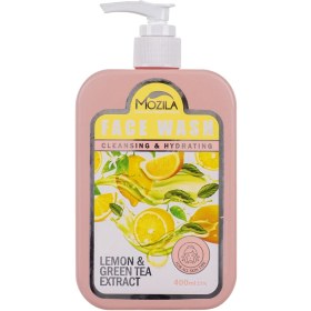 تصویر ژل شستشوی صورت حاوی عصاره چای سبز و لیمو ترش مناسب انواع پوست موزیلا مدل Mozila Lemon Green Tea Extract Face Wash Mozila Lemon Green Tea Extract Face Wash 400ml