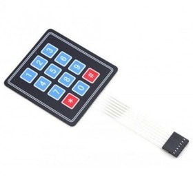 تصویر کیپد فلت ۳*۴ ماتریسی 