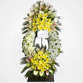 تصویر پایه گل ترحیم بزرگ کد 13 