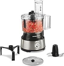 تصویر پردازنده مواد غذایی ساحل همیلتون 10 فنجان سیاه 70730 Hamilton Beach Food Processor 10 Cup Black 70730