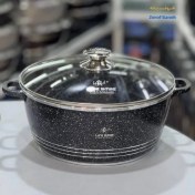 تصویر قابلمه گرانیتی لایف اسمایل مدل P7 سایز ۲۸ 