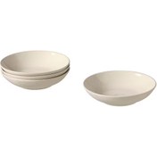 تصویر ست 4 تایی بشقاب گود خاکستری تیره مات ایکیا FARGKLAR قطر 19 سانتی‌متر 