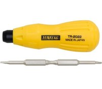 تصویر پیچ گوشتی دو طرفه سان فلگ سه سو (مثلثی) مدل TR-2022 