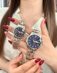 تصویر ست ساعت مچی سیتیزن مدل الماسی ضد آب و رنگ ثابت 