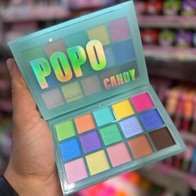 تصویر پالت سایه ۱۵ رنگ پوپو کندی 