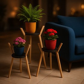 تصویر استند گل سه تایی 