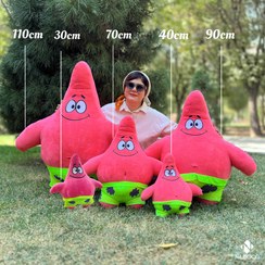 تصویر عروسک پاتریک دوست باب اسفنجی سایز 40 سانت 