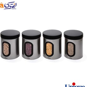 تصویر بانکه استیل یونیک مدل UN-5970 ظرفیت ۱ لیتر پنجره دار 