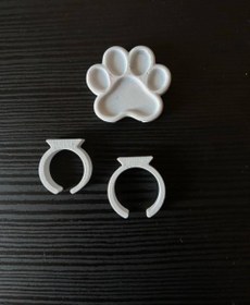 تصویر پالت رنگ انگشتی 