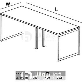 تصویر میز اداری کنفرانس مدل ck87-280 