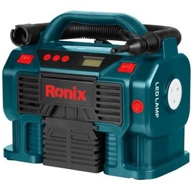 تصویر مینی کمپرسور سه کاره فندکی و برق شهری رونیکس مدل RH-4261 ا Ronix RH-4261mini compressor Ronix RH-4261mini compressor