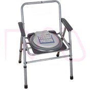 تصویر توالت فرنگی مبله تاشو ممتاز قابل تنظیم کابوک (قیف سطلی) کد k518 