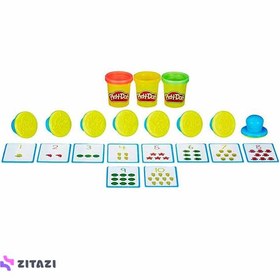 تصویر خمیر بازی Play Doh مدل یادگیری اعداد - زمان ارسال 15 تا 20 روز کاری 