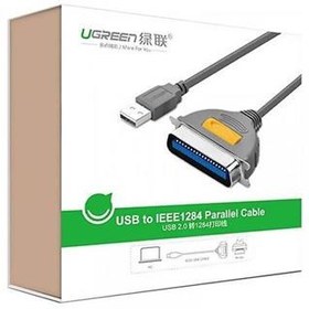 تصویر کابل تبدیل 1.5 متری USB به IEEE1284 Parallel (پرینتر) یوگرین مدل CR124 Ugreen CR124 USB to IEEE1284 Parallel Printer 1.5M Cable