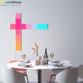 تصویر پنل روشنایی مربعی هوشمند 13 تکه نانولیف Nanoleaf Canvas Starter Kit (13 Panels) 