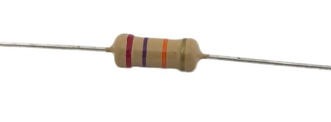 تصویر مقاومت 27 کیلو اهم 1 وات 5 درصد RESISTOR DIP 27K 1W