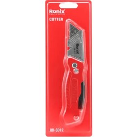 تصویر کاتر پیچ گوشتی ذوزنقه ای RH-3012 رونیکس (Multi Fold) Trapezoidal screwdriver cutter RH-3012 ronix