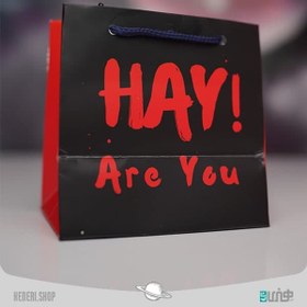 تصویر پاکت هدیه gift pocket hey are you 