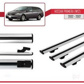 تصویر نظم دهنده صندوق عقب سازگار با NISSAN PRIMERA 3 W12 TRAVELER 2002 2007 مدل BASIC سقف میانی میله خاکستری تکه Genel Markalar 