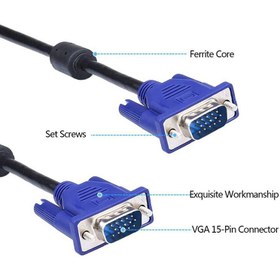 تصویر کابل SYBSUNG VGA 3+6 1.8m Samsung VGA 3+6 1.8m Cable