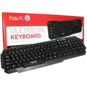 تصویر کیبورد مخصوص بازی هویت مدل KB-327 HAVIT KB-327 Gaming Keyboard