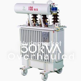 تصویر بازسازی ترانسفورماتور ۵۰kVA با گارانتی و گواهی تست 20/0.4kV Low-loss Three-phase Oil-immersed Distribution Transformer 50KVA