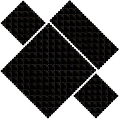 تصویر رانر رومیزی مخمل ست ۴ تکه رنس مدل S31-42090 