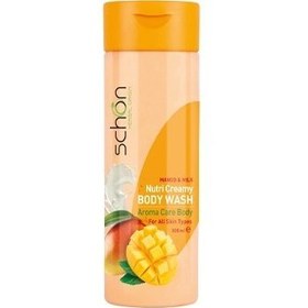 تصویر شامپو بدن کرمی شون شیر انبه 300 میل Schon Mango & Milk Creamy Body Wash 300ml