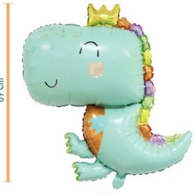 تصویر بادکنک فویلی دایناسور مهربان کد ۳۲۲۲ 