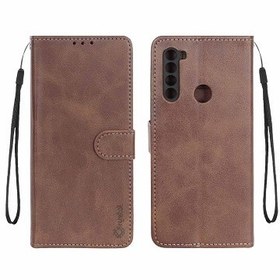 تصویر کیف چرمی مگنتی Xiaomi note 8 