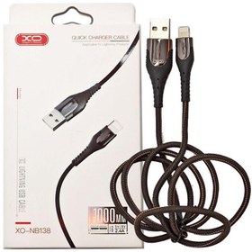 تصویر کابل شارژ یو اس بی به لایتنینگ ایکس او مدل XO USB TO LIGHTNING CABLE XO-NB138 