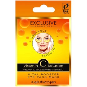 تصویر پچ زیر چشم روشن کننده اکسکلوسیو سری Radiance Smooth مدل Vitamin C solution حاوی ویتامین C 