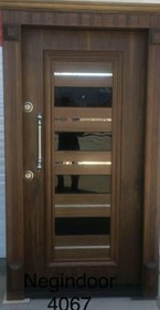 تصویر درب ضد سرقت چوبی کد 131 