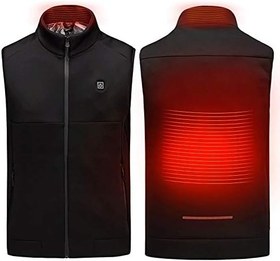 تصویر WSJTT Heated Vest for Men and Women, Lightweight and Water&amp;Wind Resistant(Unisex), USB Charging Heating Vest,Electric Heated Gilet Winter,Washable Heated Jacket 