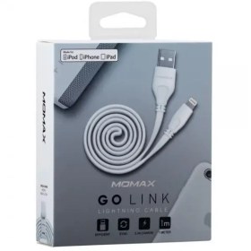 تصویر کابل شارژ و انتقال داده لایتنینگ مومکس Momax Go Link Lightning Cable 1m 