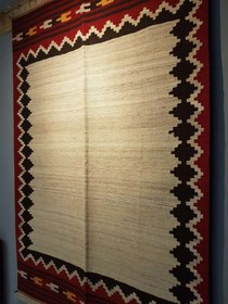 تصویر گلیم دستباف قشقایی مدرن کد 139350 qashqai kilim